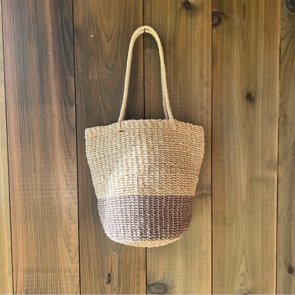 Handbags - RAFFIA TOTE/BUCKET BAG